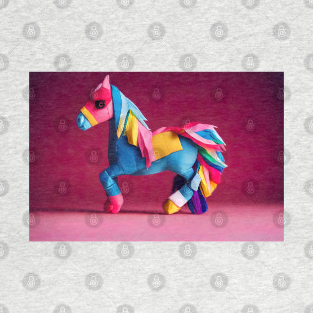 Colorful pony , origami horse design by DyeruArt